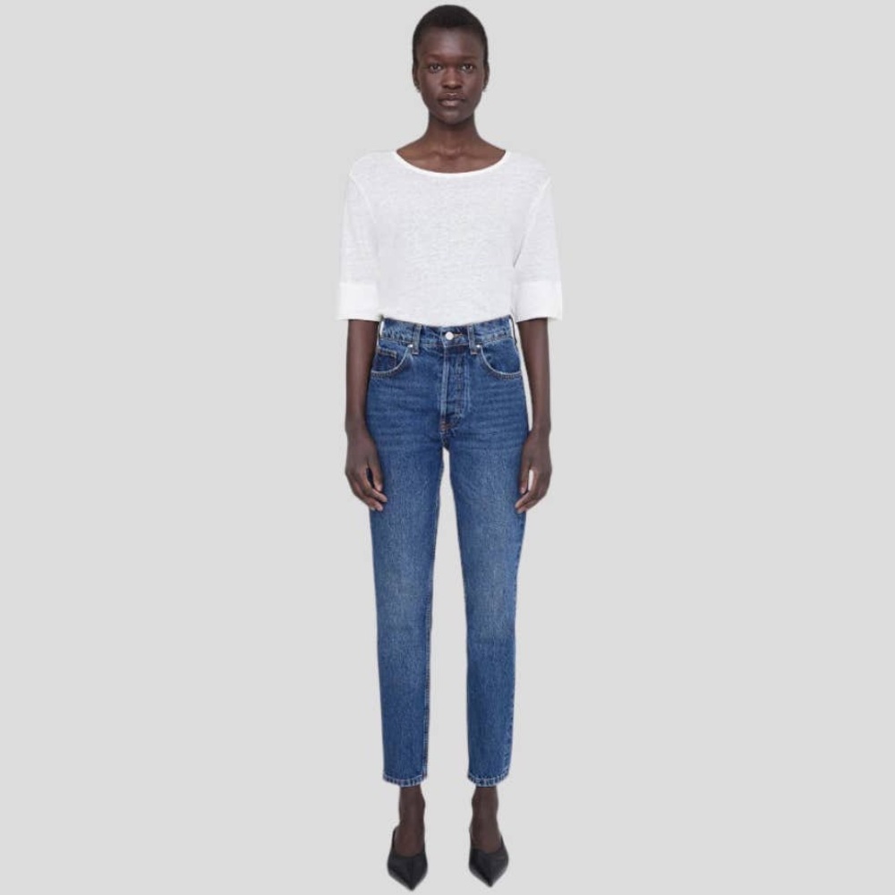 Anine Bing Sonya Button Fly High Rise Jeans Women's size 27